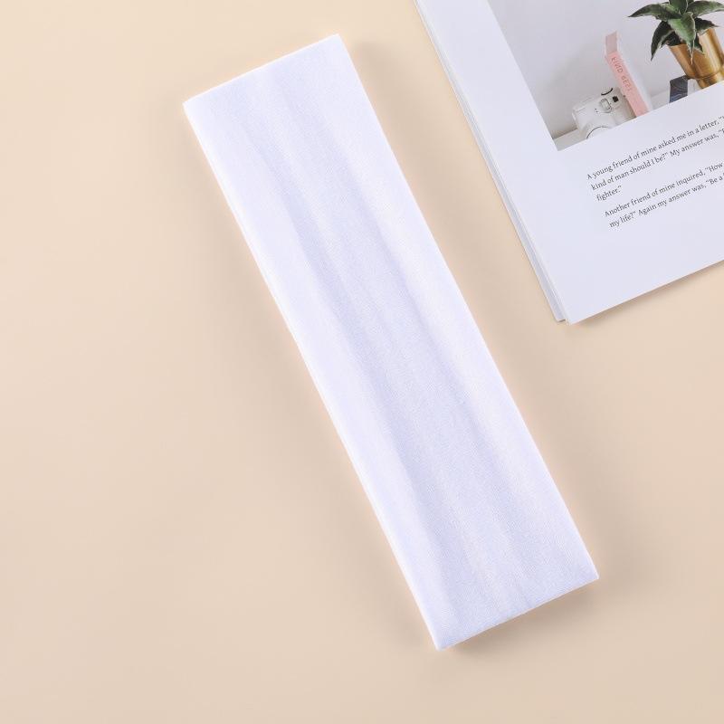 7cm Wide Headband for Women & Men, Solid Color Sports Sweatband