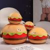 Plush Hamburger Food Plush Toy With Soft Pp Cotton For Kids And Teens