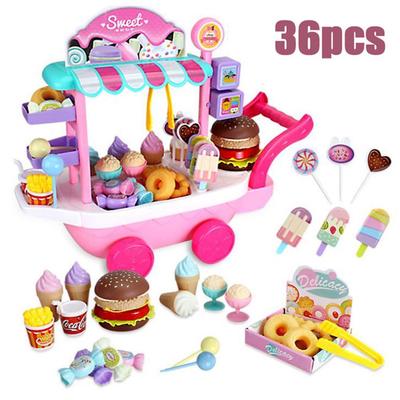 Mini Eis Candy Trolley Haus Spielen Pädagogisches Spielzeug Candy Auto Eis Lkw Candy Trolley Eis