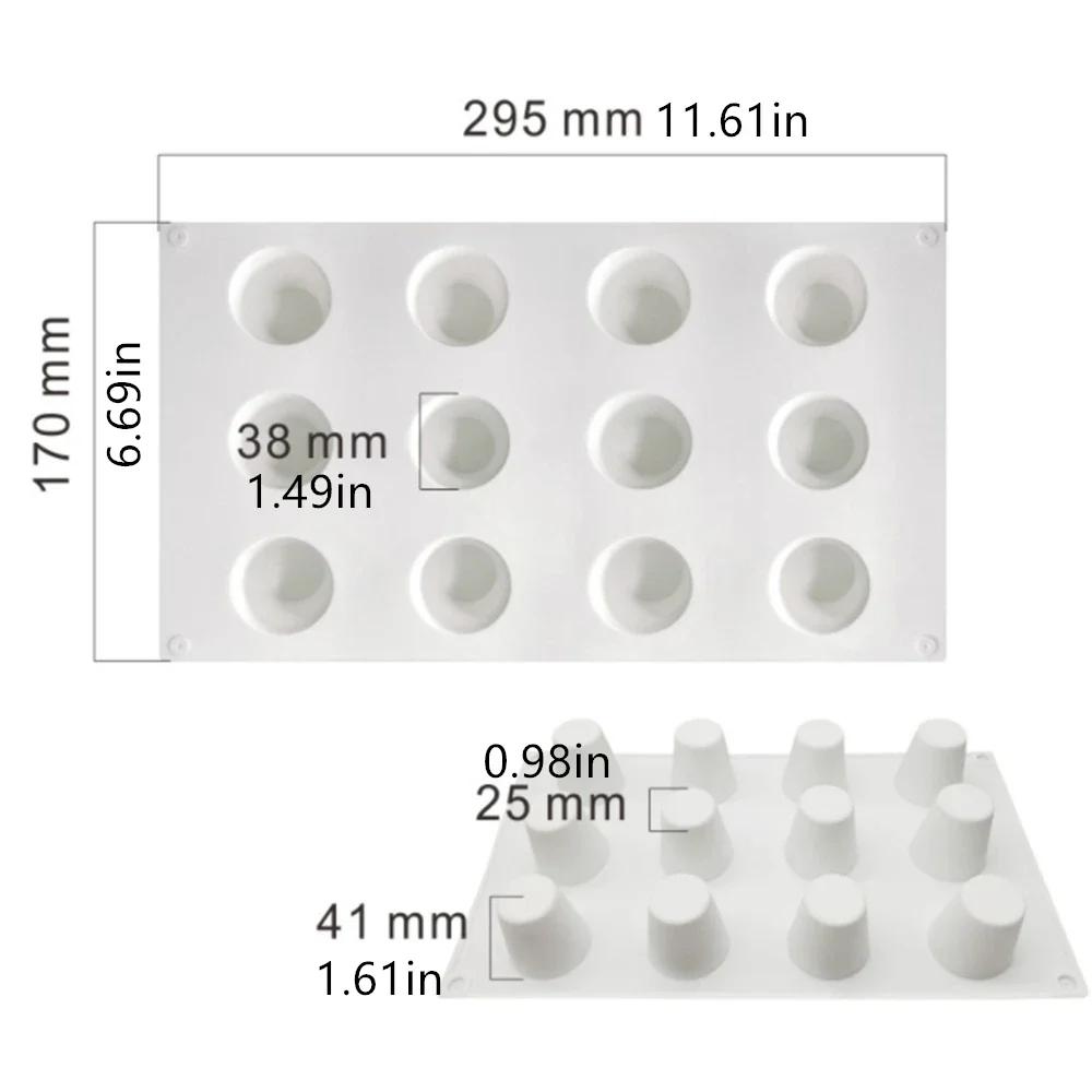 

6/8 полостей в форме гриба силиконовая форма полукруглая форма для торта конус мусс десерт украшения инструменты кухонные принадлежности