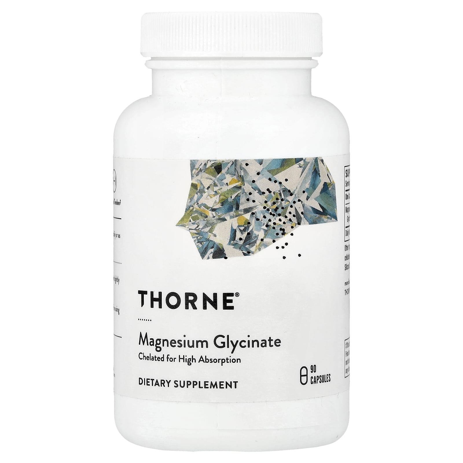 

Thorne, Magnesium Glycinate, 90 Capsules (120 mg per capsule)