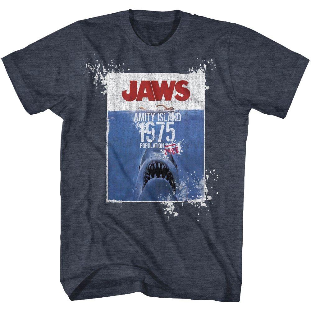 Jaws Population Movie Shirt XXXXL