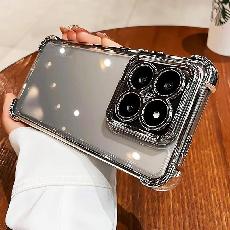 Case For Motorola Moto Edge 60 Edge60 Edge 50 Fusion Pro Neo Back Cover Electroplated Transparent Silicone Shockproof Bumper