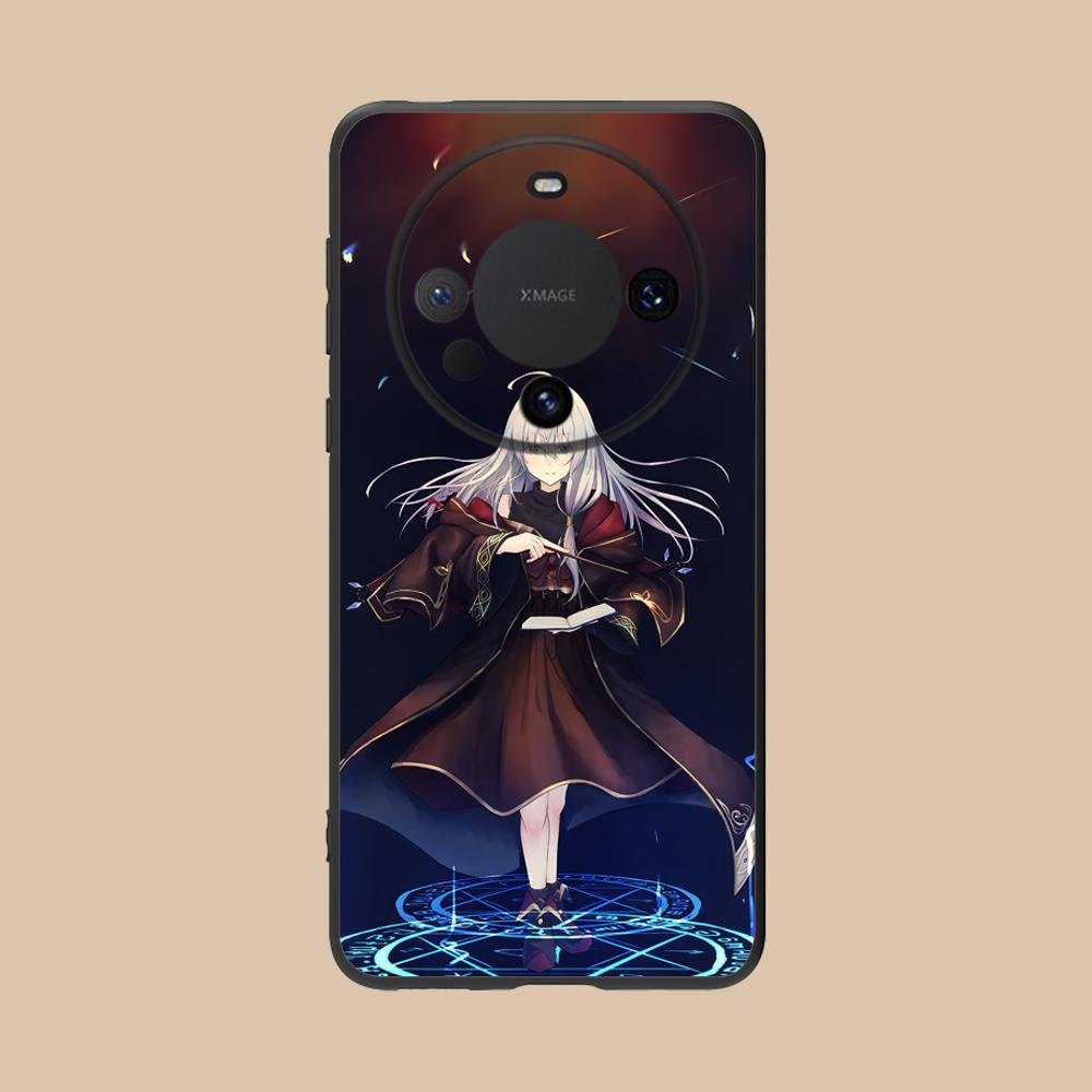Wandering Witch Elaina Matte TPU Mobile Phone Case for Huawei Mate 60 50 40 30 20 10 Pro Plus Lite E 5G Colorful Printing Cover