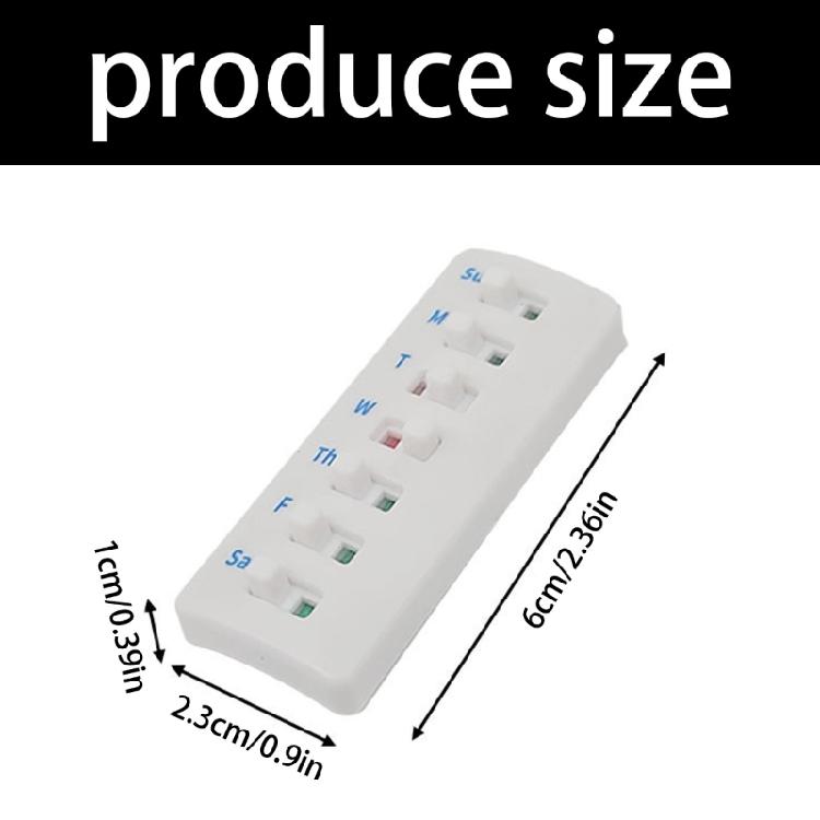 Convenient Medication Tracking Sticker For Medicine Bottle Vitamins Pills Trackers Reminder With Sliders Weekly 7 Day