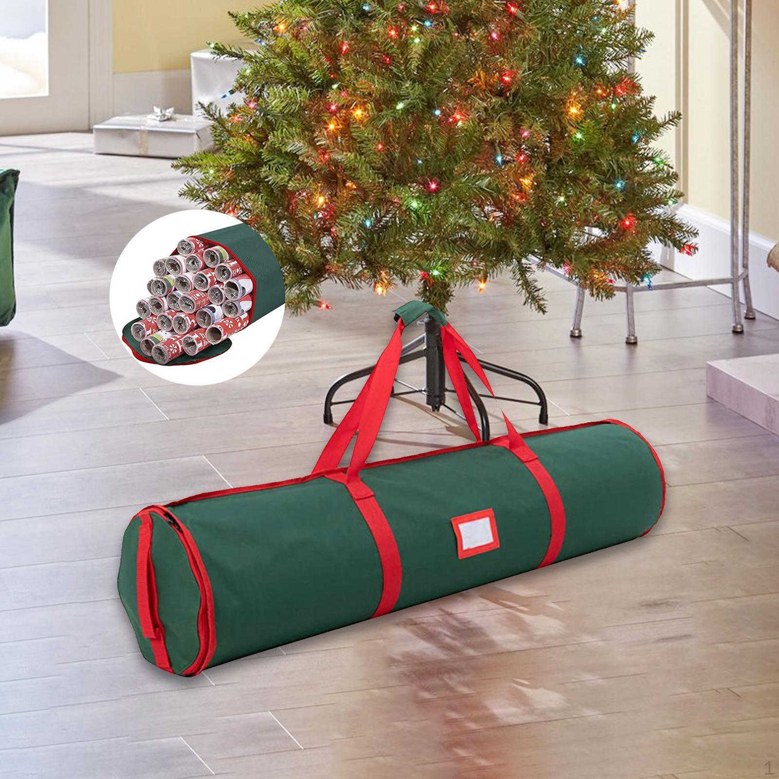 Сумка для хранения рождественских подарков праздничная с молниями удобное хранение органайзер для зелёный 1958₽