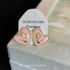 Pink Heart Tulip Pearl Earclip Premium Earrings Without Earrings Fresh and Sweet Versatile Earrings Stud Earrings Women