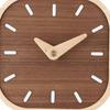 1pcs Table Clock Black Walnut Solid Wood Small Table Clock Desk Clock Silent Bedside Clock Clock Simple Decoration