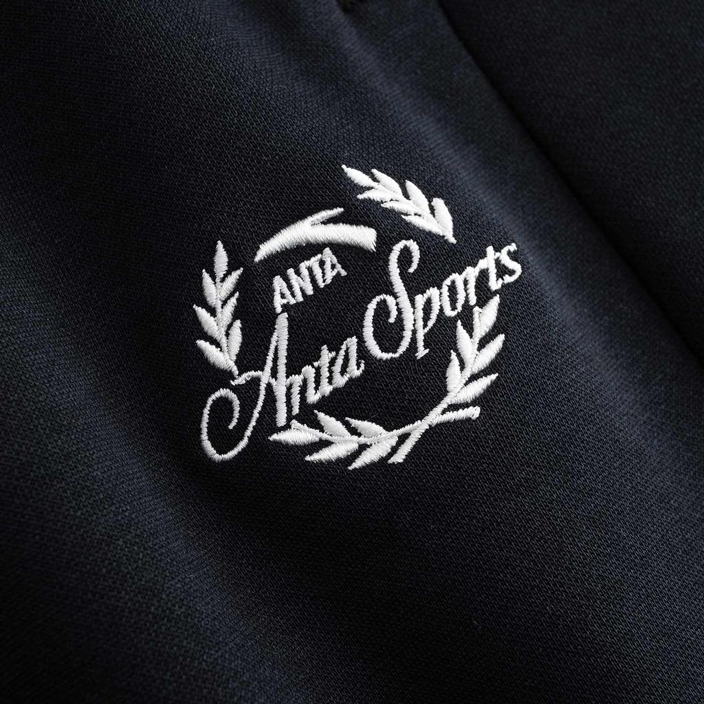 Anta Life Series Mens Sweatpants Long Pants 2025 Winter Knitted Sports Pants Men Bottoms Basic-Black 952548302-2