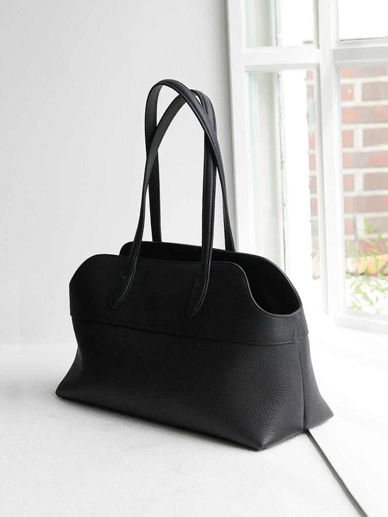 Reframe Ople Leather Shoulder Bag Series Large Black