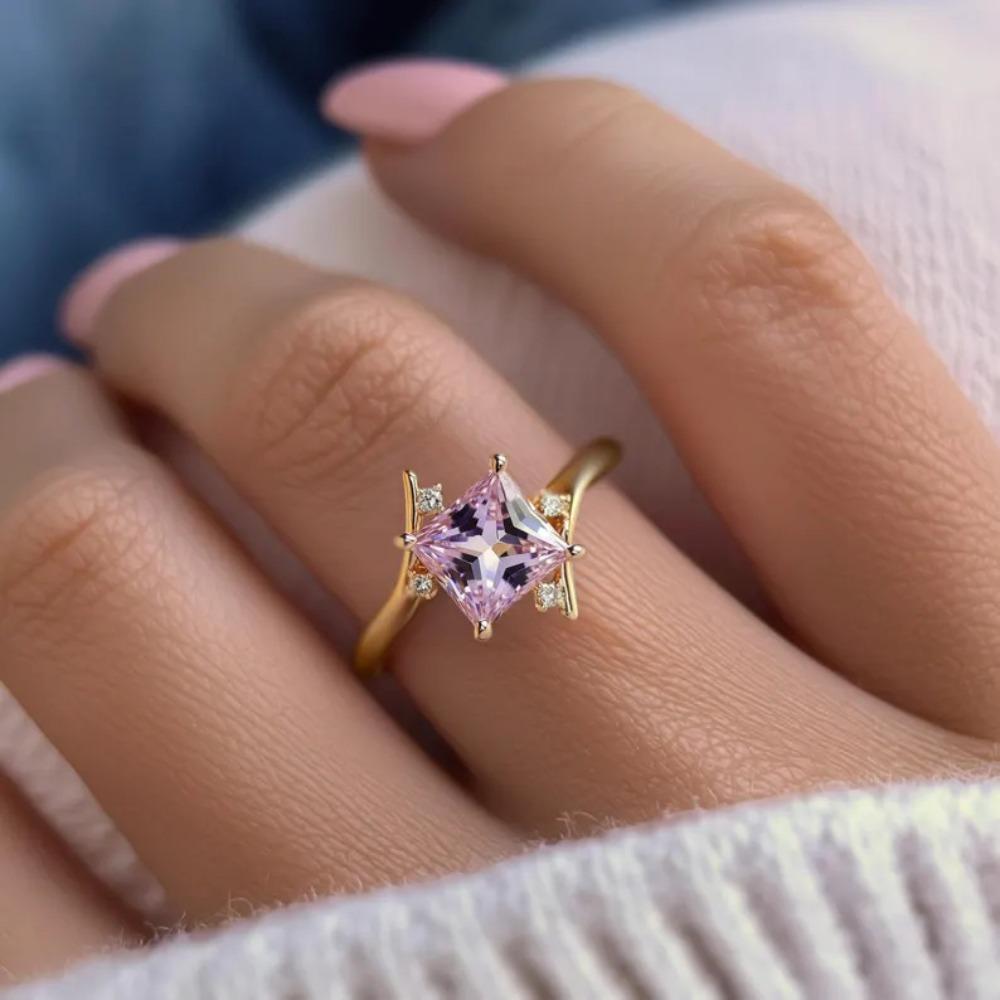 Minimalist Korean Micro Pave Zirconia Knuckle Ring for Women