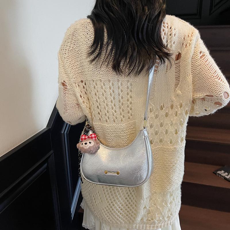 Simple Casual Bag Women's New Trendy High-end Sense Versatile Shoulder Messenger Bag Casual Underarm Women's Bag