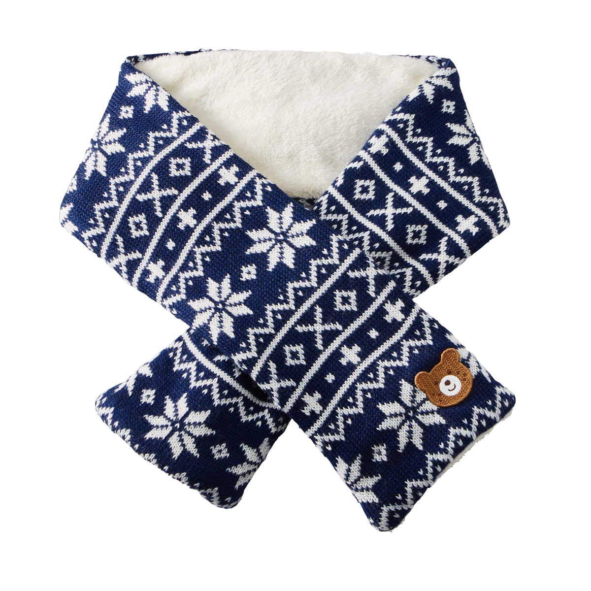 

MIKIHOUSE HOT BISCUITS Scarf 73-7702-455 (One Size, Navy)