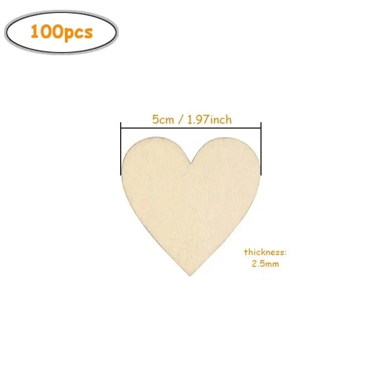 

4-6cm Unfinished Wooden Hearts, Blank Wood Heart Slices for DIY Craft, Art, Home Decor, Wedding, Valentine s Day Projects