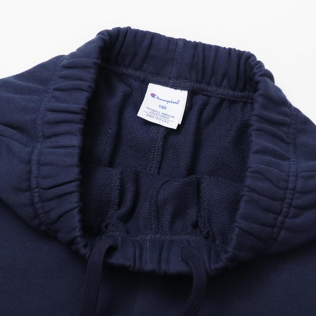 Champion Cotton Sweat Shorts with Slash Pockets On Both Kids' 100% Sides, Basic, Navy, CK-Z501