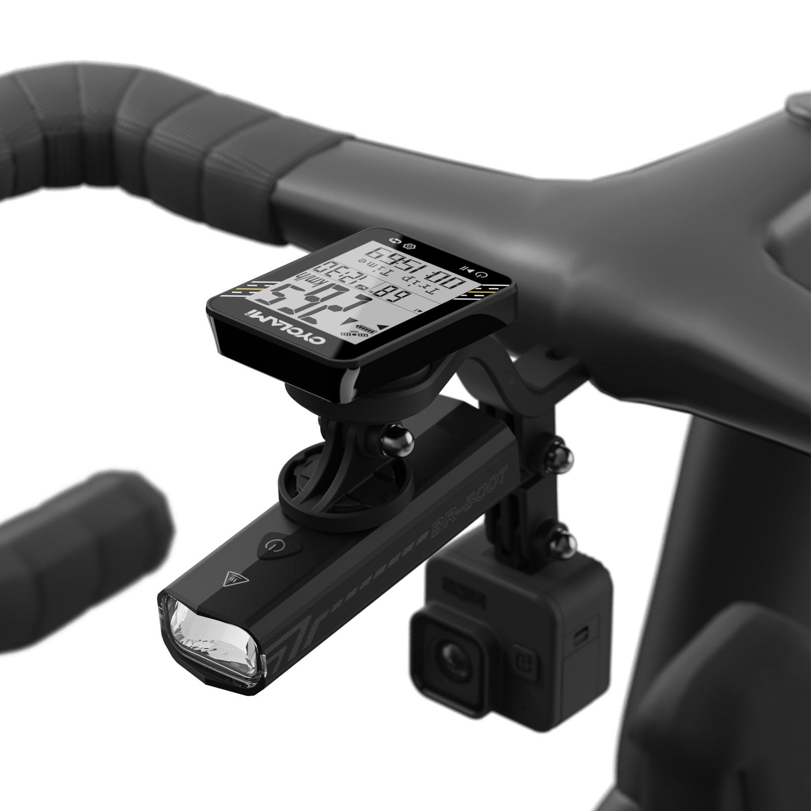 Беспроводной GPS Велосипедный Спидометр с Креплением на Руль и Велосипедным Фонарем Велосипедный Одометр Велосипедный Одометр для Шоссейного Горного Велосипеда China Mainland