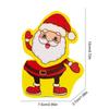 Santa Claus Tabletop Decorations Christmas Figurines Shelf Decorations Desk Decor Tabletop Decorative Collectible Santa Sign For