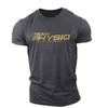 Men's Spring Sports Short-Sleeve T-Shirt with Custom Logo - European & American Style, Large Size, Breathable Cotton for Training