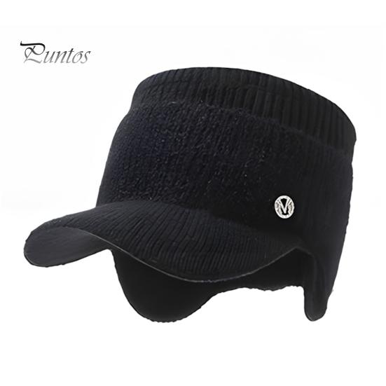 

Женская зимняя вязаная шапка с длинными полями, толстая ветрозащитная, с пустым верхом, защита ушей, сохраняющая тепло, эластичная шапка для улицы, шапка с козырьком для улицы бежевый