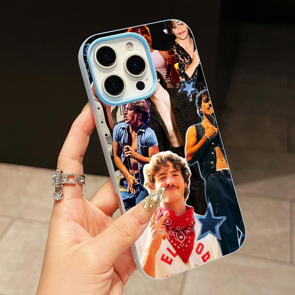 Benson Boone Jelly Double layer Light Blue Mobile Phone Case for iPhone 17 16 15 14 13 12 11 Air Pro Max Plus Protective
