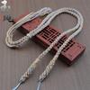 Tibetan Style Hand-Woven Cotton Thread Tangka Pendant Necklace Rope