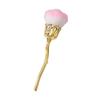 Nail Art Brush Soft Bristles Comfortable Grip Manicure Brush Artificial Fiber Wool Rose Flower Shape Nail Brush Manicure Tool