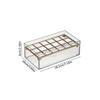Detachable Desktop Lipstick Transparent Multi Cell Cosmetic Shelf