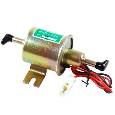 Universal Metal Solid Gasoline Petrol 12V Inline Vehicle Electric Fuel Pump HEP-02A Low Pressure