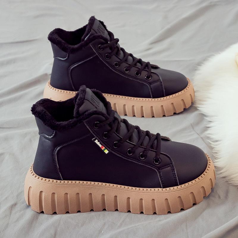 

Осень и зима новые зимние ботинки женские ботинки короткие ботинки ботинки Мартина универсальные хлопковые туфли бархатные женские туфли хлопковые ботинки 39