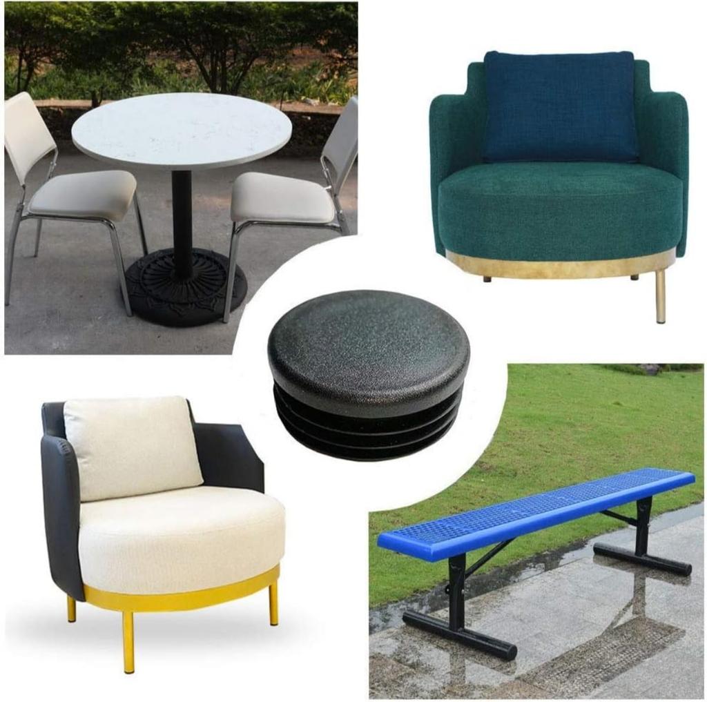 Tube Insert Pipe End Cover Cap Plastic Furniture Inner Insert, Table, Chair, Sofa, Bench(Outer Diameter 32mm)