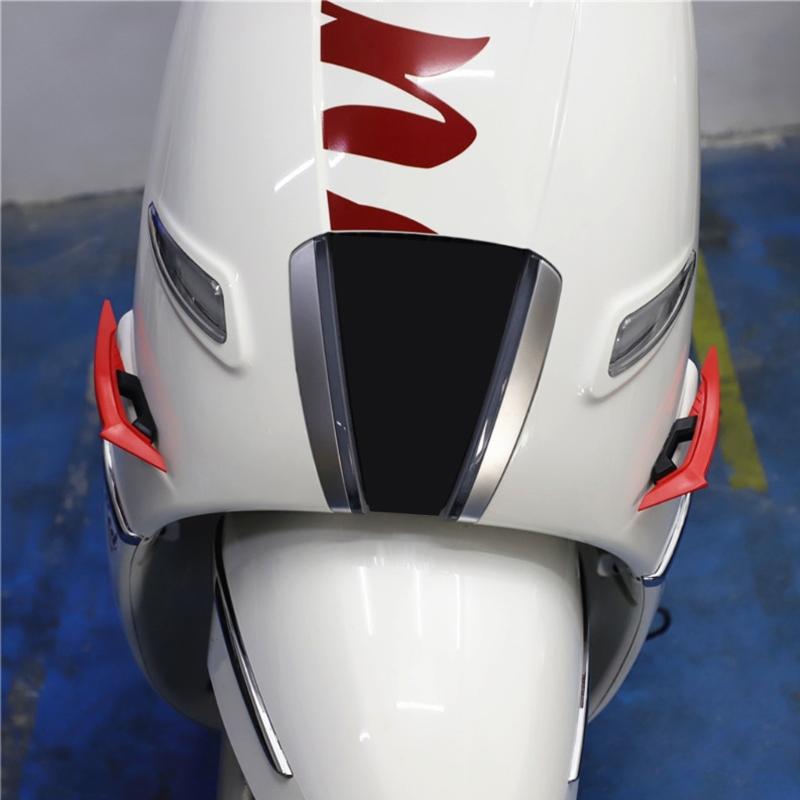 1 Paar Motorrad Winglet Universal Aerodynamische Spoiler Flügel Selbstklebend Aufkleber Motorrad Roller E-Bikes Dekoration