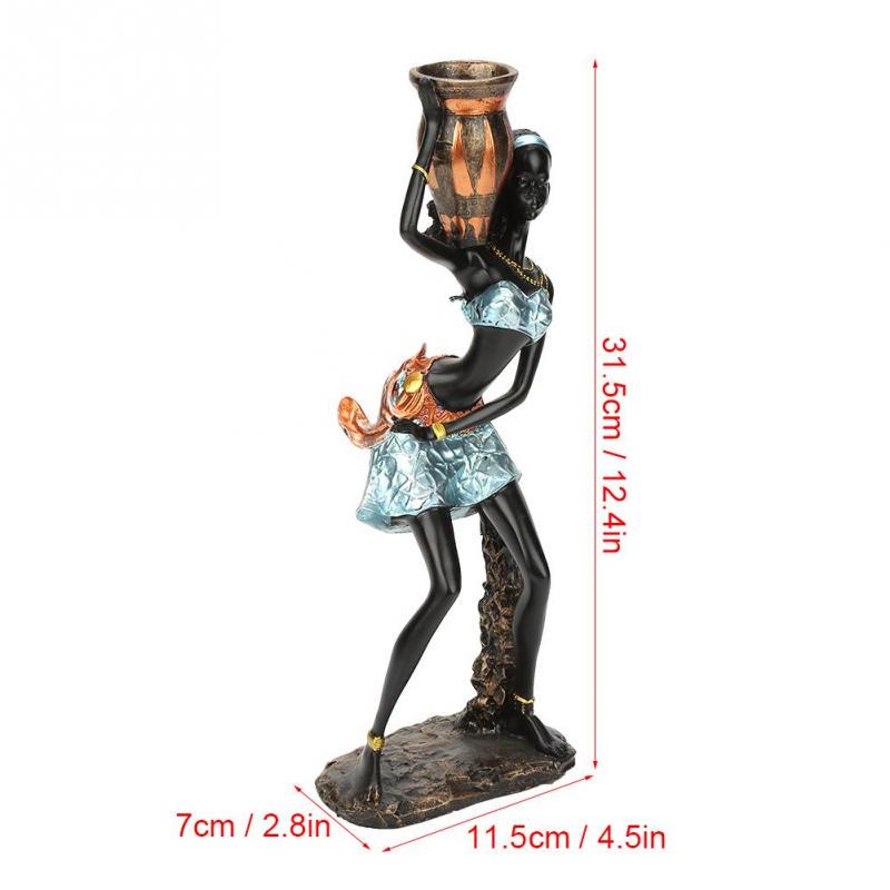 #1 Birthday Wedding Gift Special African Girl Resin Figurine Model Statue Decor Decoration #1 Birthday Wedding Gift Special African Girl Resin Figurine Model Statue Decor Decoration