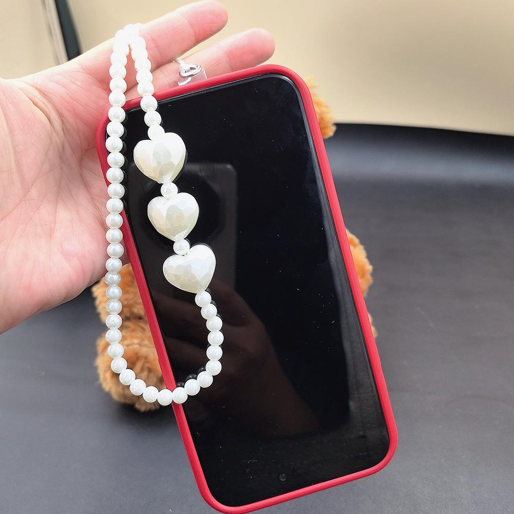 Butterfly Bead Necklace: Stylish Short Lanyard for Female Bag Accessory