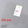 Pack Of 100 Blank Rectangular Hang Tags With Rounded Corners Paper Tags For Products And Branding Blank Kraft Paper Price Tags