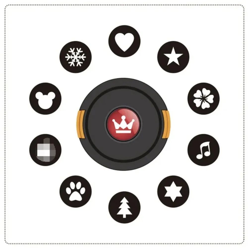Bokeh Effect Lens Cap Cover Filter Bokeh Lens Cap camera lens Kit for Artistic Romantic Creative Night Scene Photography 49mm