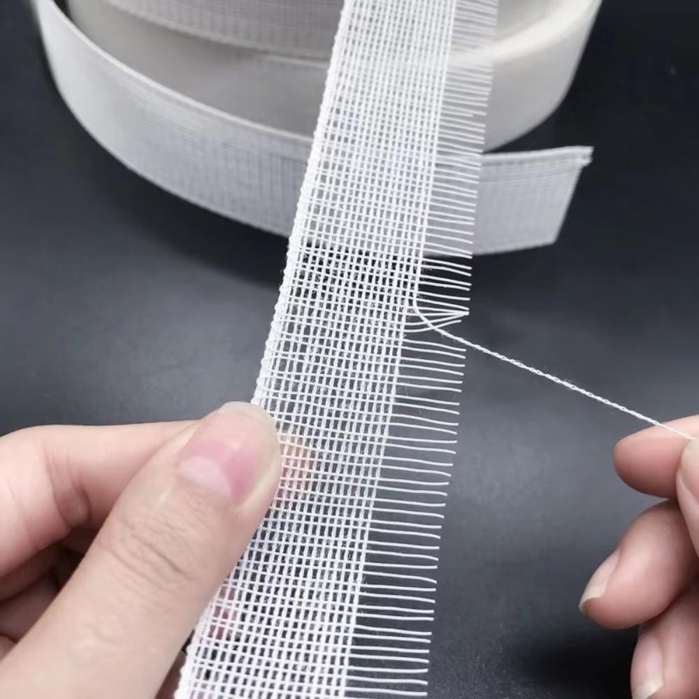 1M 3.5cm Width Horsetail Lining Reusable Fishbone Hem Facing Curling Lining  DIY Projects