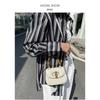 New High-end Messenger Bag Retro Simple Bamboo Bag Leather Fashion Saddle Bag Wide Shoulder Strap Single Shoulder Handbag