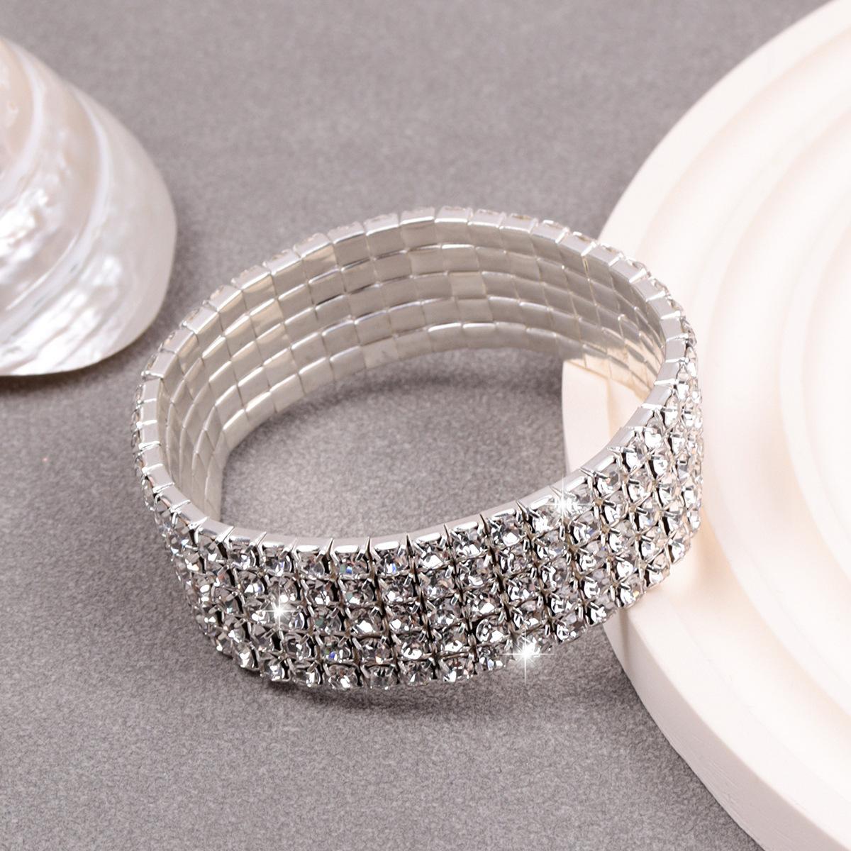 

New Style Bracelet Jewelry Fashion Personalized Bridal Bracelet Elastic Bracelet Fashion Bracelet серебряный