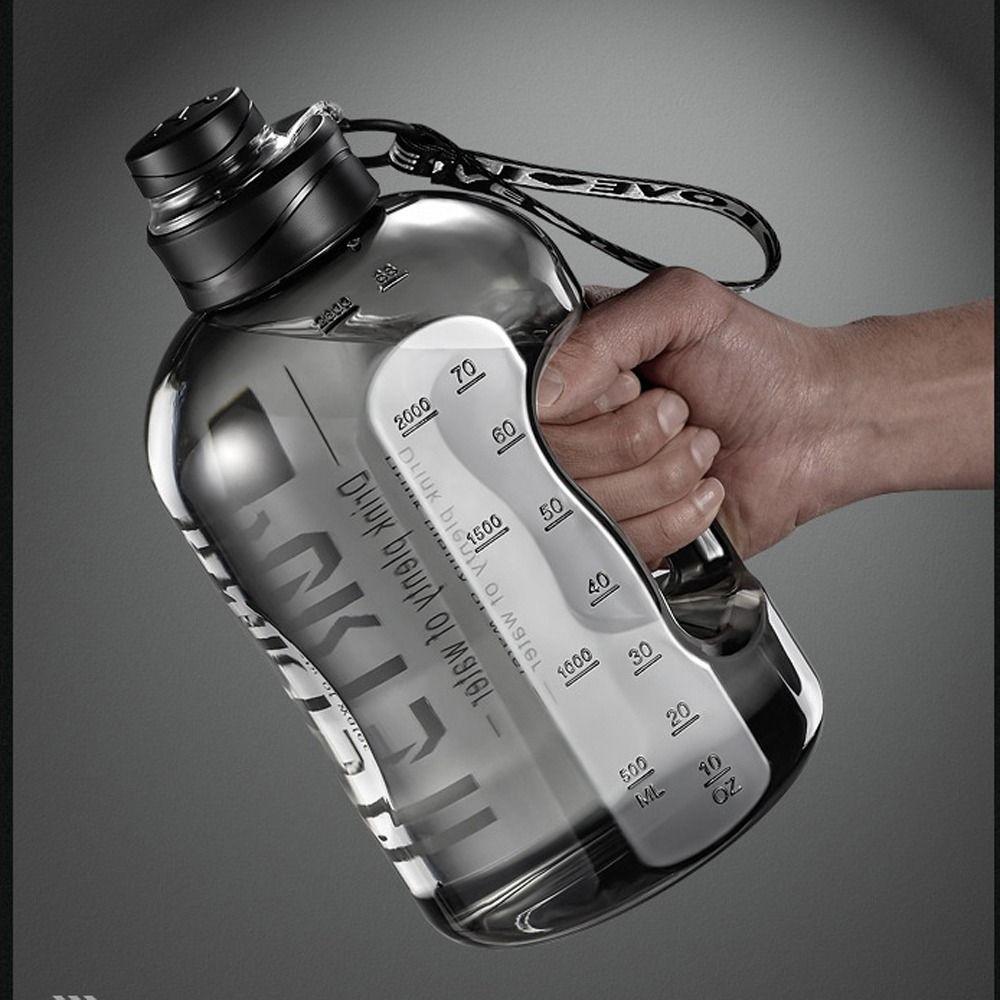 Scale Food Grade Plastics Sports Water Cup Male Water Cup Sports Water Bottle Fitness Drinking Cups