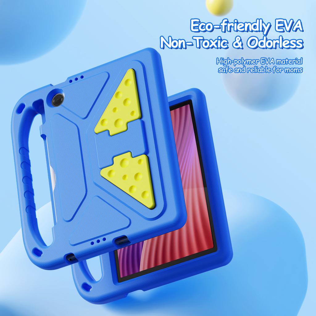 Pro Lenovo Tab 10.1 (2025)/Lenovo Tab K10 (2. gen) Pouzdro na tablet se stojánkem DUX DUCIS Puff Series EVA Dětský nárazuvzdorný kryt