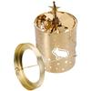 84 Gold Rotating Scented Tray Candles Holders Decorative Dining Table Candlesticks Metal Carousel Stand Tea Light