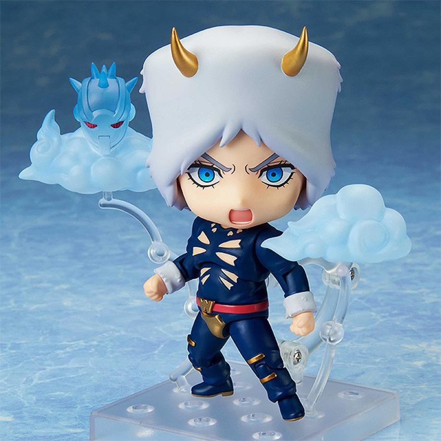 10CM Jojo no Kimyou na Bouken Océano de Piedra Figura de Acción Narciso Anasui #2026 Figura Modelo Reporte del Tiempo #2027 Juguete