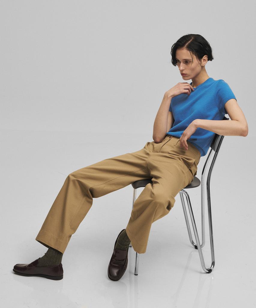 ANOTHER OFFICE WOMEN W. Ordinarypullover(Blue)