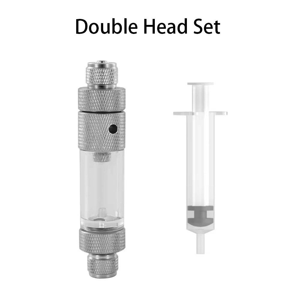 Built-in Check Valve CO2 Bubble Counter Double Head Aluminium Construction CO2 Generator Regulator Easy Installation Single Head
