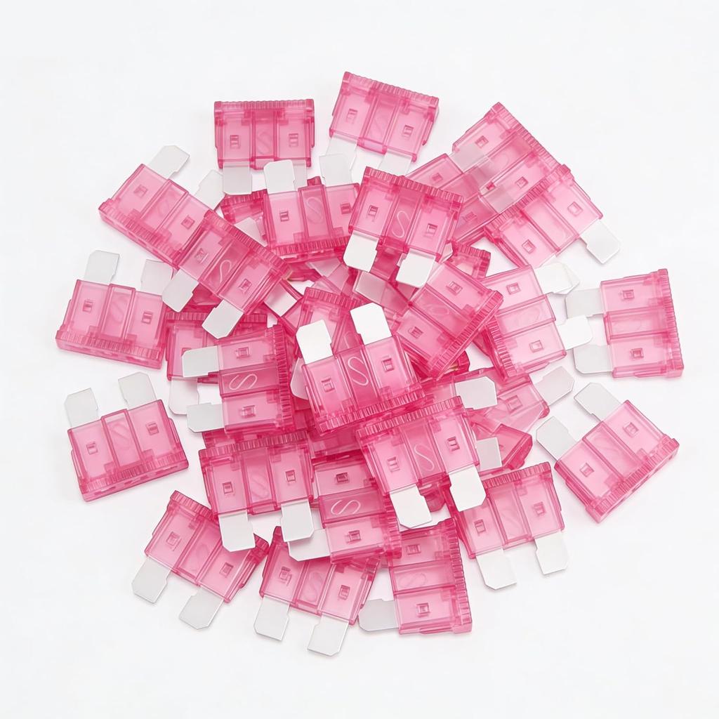 (80Pcs) 10 Amp Standard Fuse, 10A Car Blade Fuses for Car/RV/Truck/SUV/Motorcycle/Boat