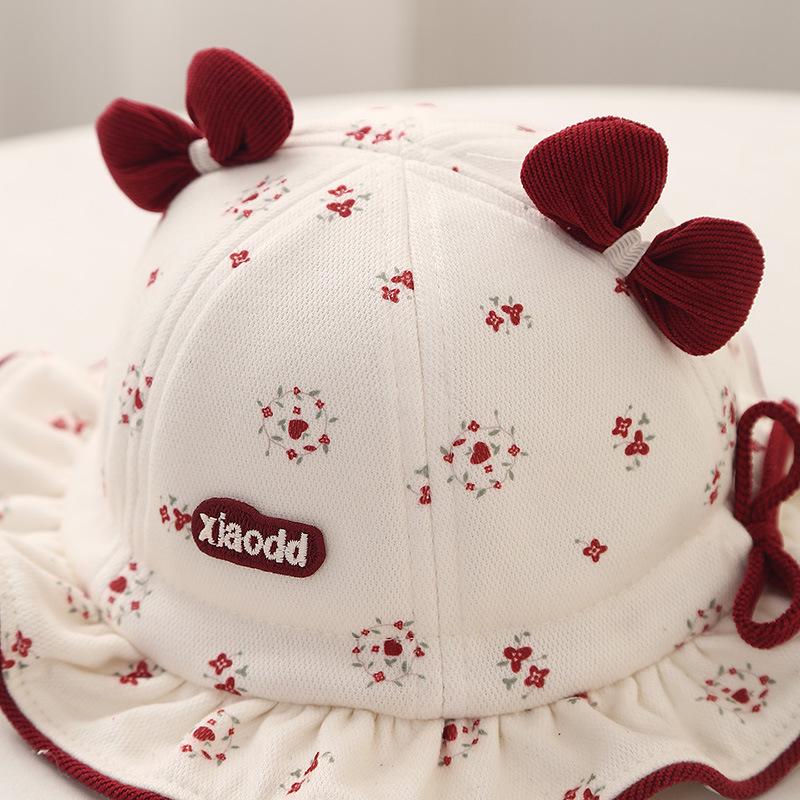 Adjustable Baby Sun Protection Bucket Hat - Korean Style for Spring & Autumn