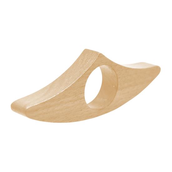 Wooden Book Page Holder Ergonomic Thumb Ring Portable Lightweight Book Page Folder Reading Comfort Accessory