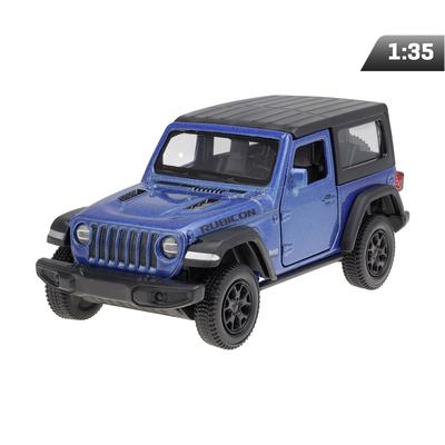 Modell 1:35 RMZ Jeep Wrangler Rubicon 2021 Hardtop, blau
