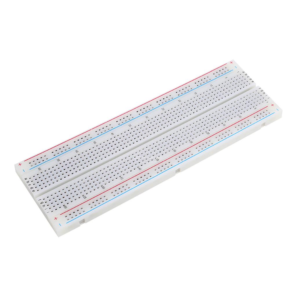 10Pcs Solderless Breadboard ABS 5.6x16.5x0.85cm 830 Points for Experiment Testing