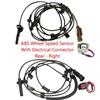 2 X ABS Wheel Speed Sensor W/ Connector Rear Left Fits: RAM 2500 3500 2014-